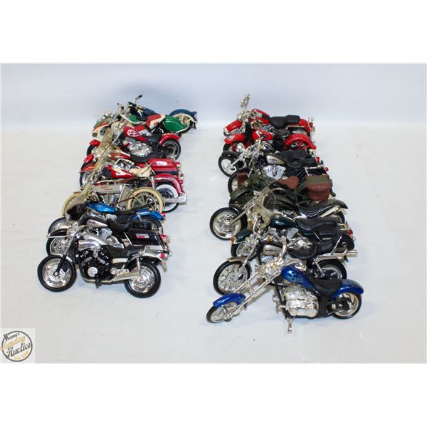 FLAT OF ASSORTED MOTORCYCLE MODELS