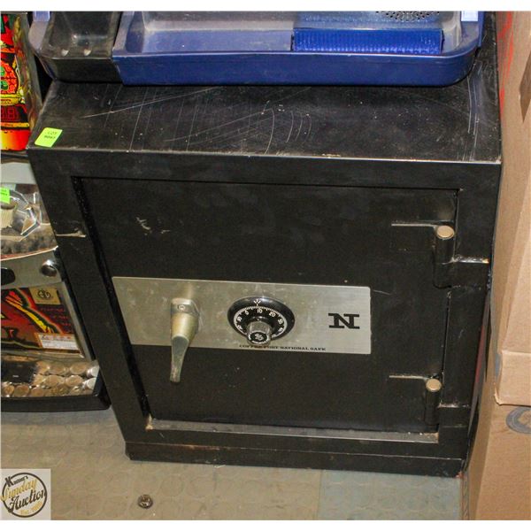 18.5" X 18.5" X 23.5" ESTATE SAFE LOCKED WITH CURRENCY