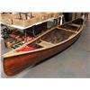 Image 2 : 16' BEAVER CEDAR STRIP CANOE WITH 3 OARS