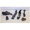 Image 1 : FLAT OF ASSORTED SOAP STONE CARVINGS