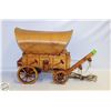 Image 1 : WOODEN COVERED WAGON LAMP
