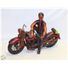 Image 1 : MOTORCYCLE RIDER RESIN STATUE