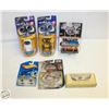 Image 1 : LOT OF 4 DIECAST CARS & 2 DISNEY WALL-E FIGURES