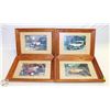 Image 1 : LOT OF 4 1930'S CAR FRAMED PRINTS 16.5" X  12.5"