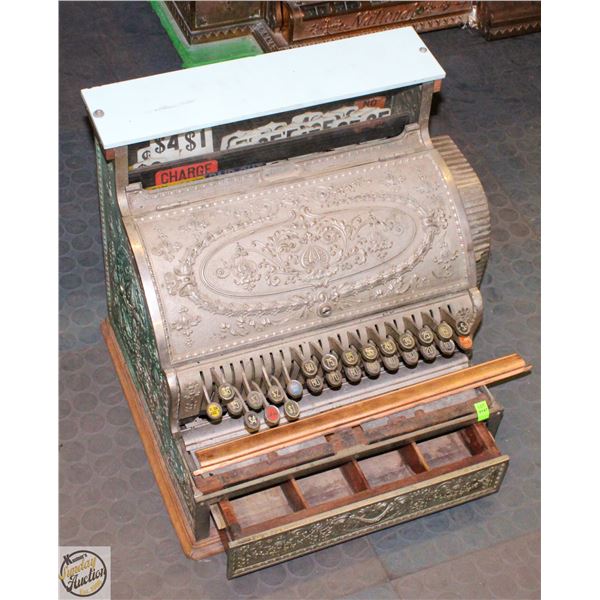 ANTIQUE NATIONAL CASH REGISTER