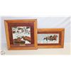 Image 1 : LOT OF 2 FRAMED & MATTED BEV DOOLITTLE PRINTS