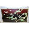 Image 1 : VINTAGE INLAYED MOTHER OF PEARL & JADE WALL