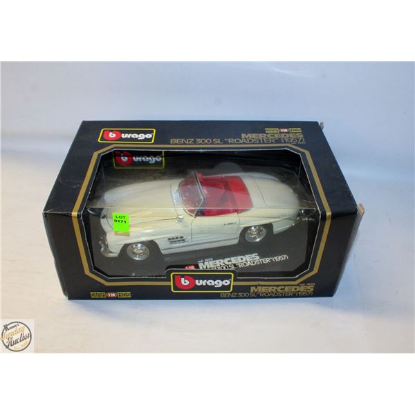 BURAGO 1957 MERCEDES 300 SL DIECAST CAR 1/18
