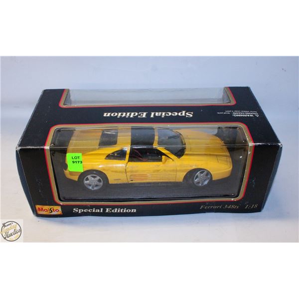 MAISTO 1/18 SCALE FERRARI 348TS DIECAST CAR