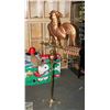 Image 1 : COPPER ROOSTER WEATHERVANE W/ BRASS STAND 58" TALL