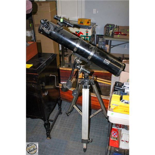 BAUSCH & LOMB REFLECTOR TELESCOPE W/ ALUMINUM
