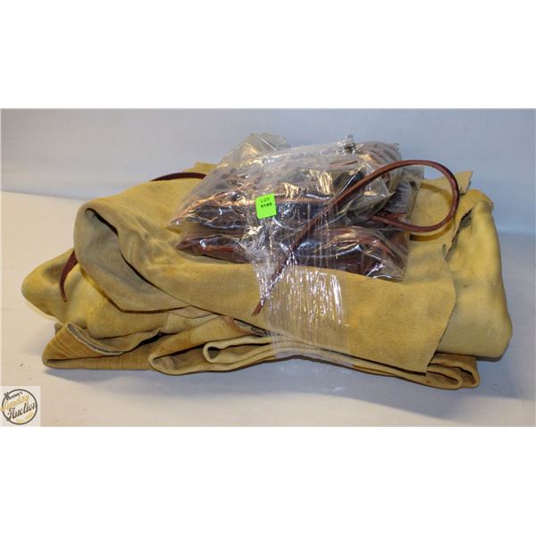 LOT OF ASSORTED LEATHER