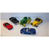 Image 1 : FLAT OF 4 DIECAST CARS & 1 DIECAST JOHN DEERE