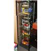 Image 1 : 4 TIER GLASS DOOR DISPLAY CABINET 17" X 15" X 64"