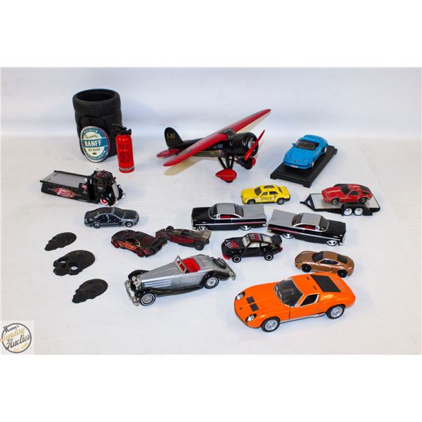 FLAT FULL OF VINTAGE DIECAST CARS