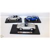 Image 1 : 3 VINTAGE DIECAST CARS INCLUDES PORSCHE 550 A
