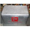 Image 1 : VINTAGE 1950'S (APPROX ) 7UP COOLER - SLOGAN OF