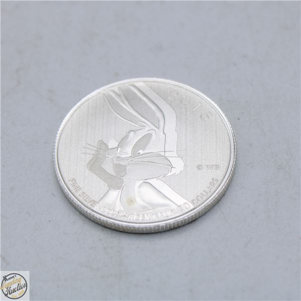 2015 CANADIAN $20.00 FINE SILVER COIN - BUGS BUNNY