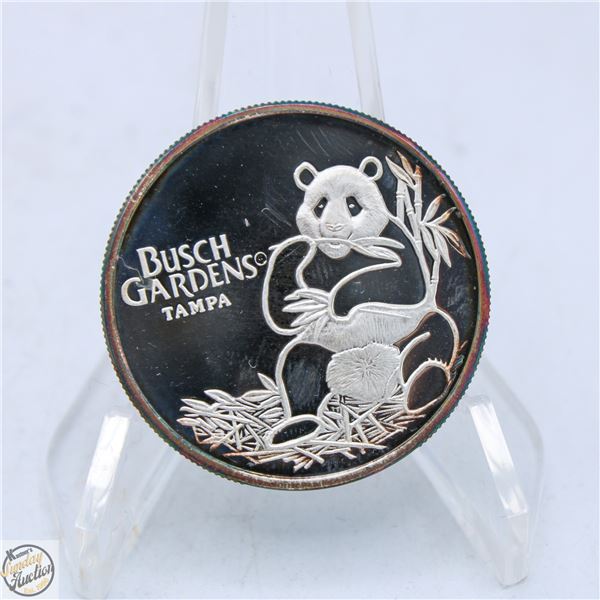 1987-88 GIANT PANDA TROY OUNCE SILVER .999