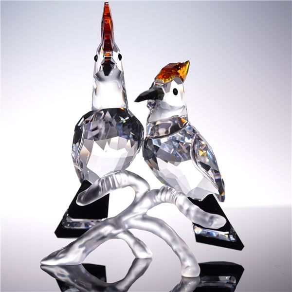 Swarovski Crystal Figurine, Hoopoes
