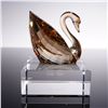 Image 3 : 2pc Swarovski Crystal Figurine Swan 120th Anniversary Set 2015