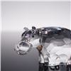 Image 3 : 3pc Swarovski Crystal Figurines, Tiger 22470, Goat 275438, and Hippo 622940