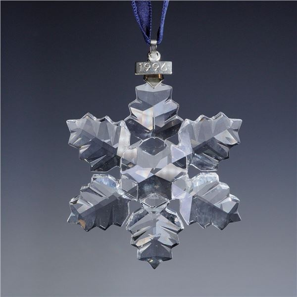 Swarovski Crystal Christmas Ornament 1996 Annual Edition