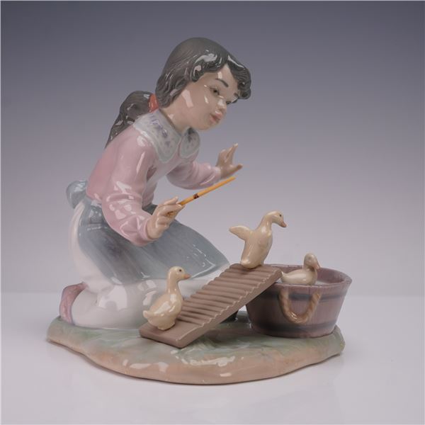 Lladro Porcelain Figurine, It's Your Turn 1005959