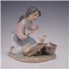 Image 1 : Lladro Porcelain Figurine, It's Your Turn 1005959