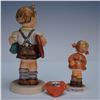 Image 2 : 3pc Goebel Hummel Heart Theme Figurines and Pin