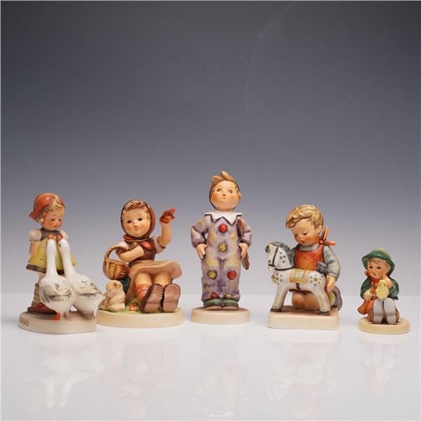 5pc Goebel Hummel Porcelain Figurines