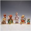 Image 2 : 5pc Goebel Hummel Porcelain Figurines