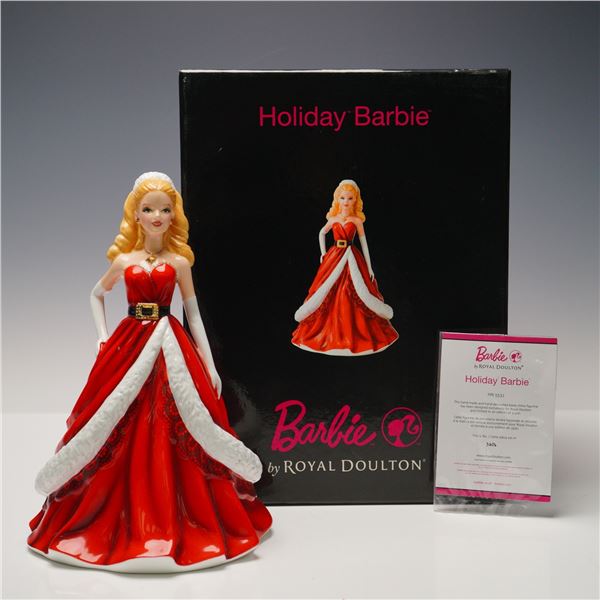 Royal Doulton Figurine, Holiday Barbie HN5531