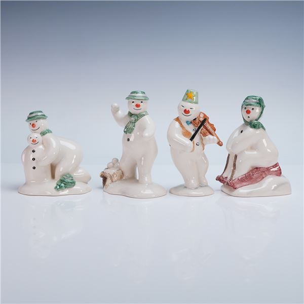 4pc Royal Doulton Figurines, The Snowman, D11, D20, D22, D23