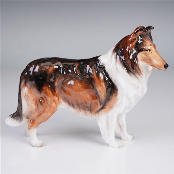 Royal Doulton Dog Figurine Collie HN1059 Brown and White