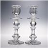 Image 1 : Pair of Russian Crystal Candlestick Holders