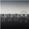 Image 3 : 12pc Pressed Glass Assortment, Bowl, Candleholders, Cups, Nut Dishes