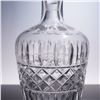 Image 3 : 2pc Brilliant Cut Crystal Decanter with Faceted Stopper