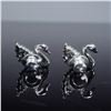 Image 2 : Set of Swarovski Crystal Swan Pins