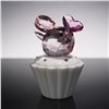 Image 1 : Swarovski Crystal Cupcake Box with Mouse Figurine