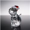 Image 1 : Swarovski Crystal Figurine, Cat with Santa's Hat 5060448