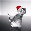 Image 3 : Swarovski Crystal Figurine, Cat with Santa's Hat 5060448