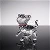 Image 1 : Swarovski Crystal Figurine, Kitten with Pink Collar