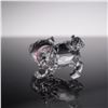 Image 3 : Swarovski Crystal Figurine, Kitten with Pink Collar