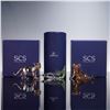 Image 7 : 3pc Swarovski Crystal 2010 SCS Tiger Figurines & Endangered Wildlife Plaque