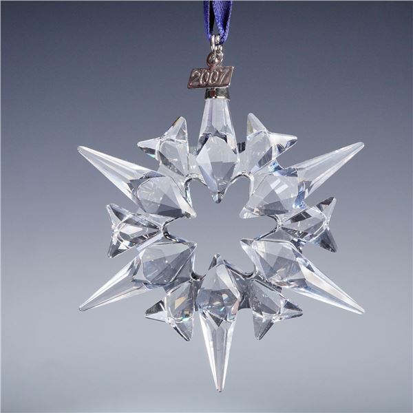 Swarovski Crystal Christmas Ornament 2007 Annual Edition