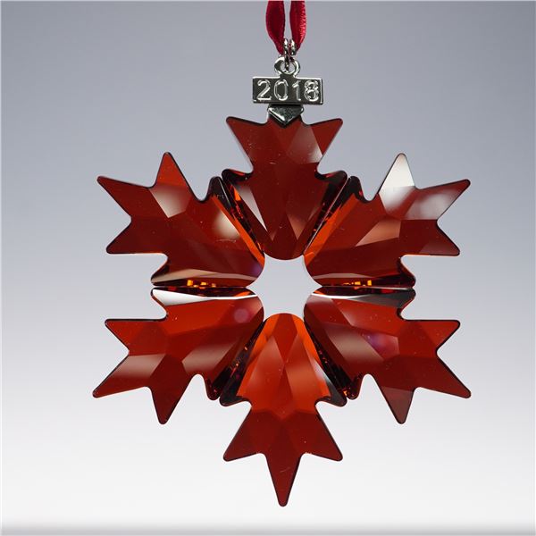 Swarovski Crystal Figurines, 2018 Holiday Ornament Red 5460487