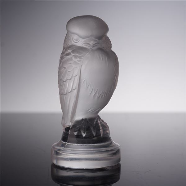 Lalique Inspired Bird Paperweight