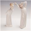 Image 1 : 2pc Lladro Porcelain Figurines, Boy Yawning and Boy Kissing