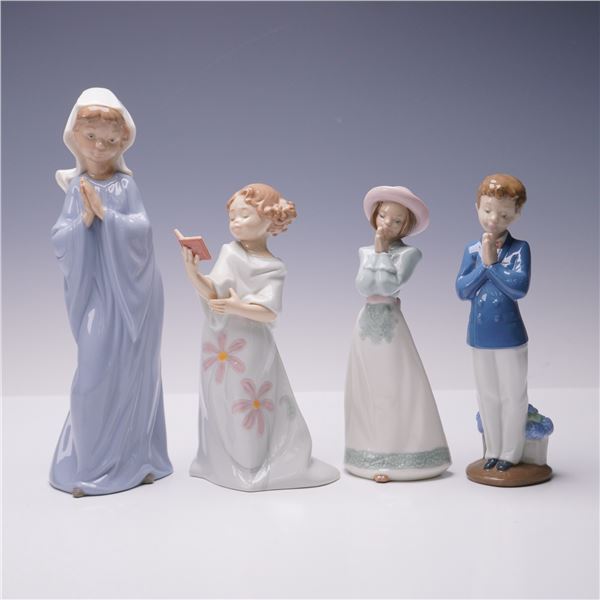 4pc Nao by Lladro Porcelain Figurines